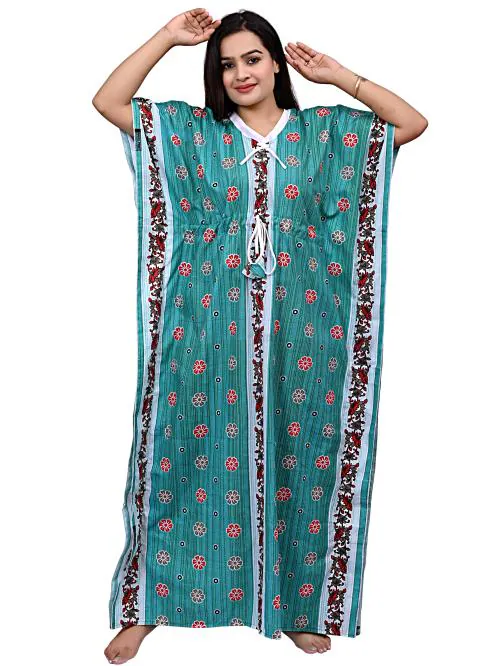 Buy NACNO Women's Pure Cotton Kaftan Nighty/Maxi/Nightgown Online at Best Prices in India JioMart.