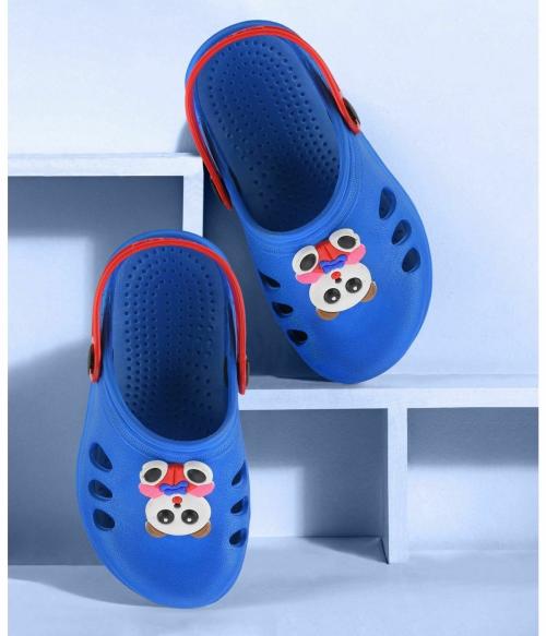 NEOBABY Blue Boys & Girls Sling Back Clogs