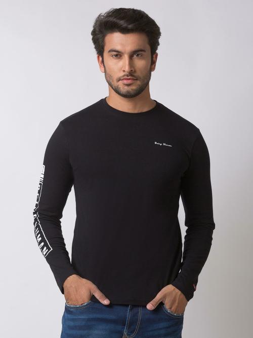 Being Human Black Long Sleeve T-Shirts