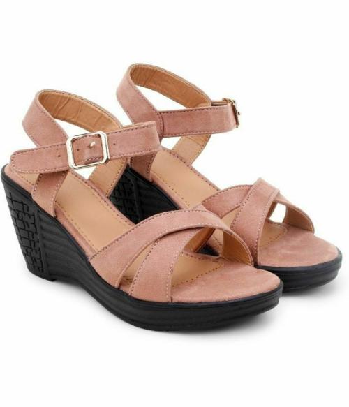 Rimboll Pink Heel Sandals for Women