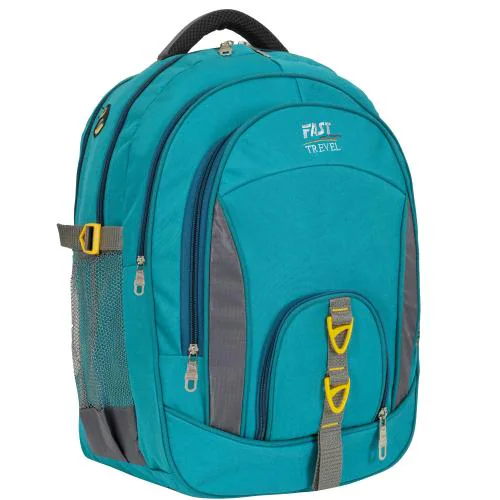 Fast Travel School Bag Class 5-10 Large 4 partition 45 L Laptop Collage Office Travel Backpack Unisex