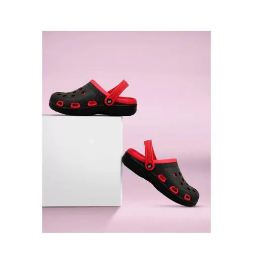 Axter Black Clogs for Men