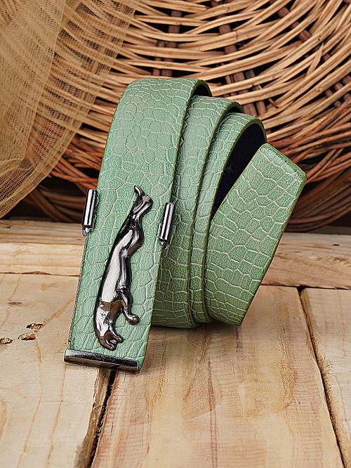 Kastner Stylish Jaguar Push Pin Buckle Belt