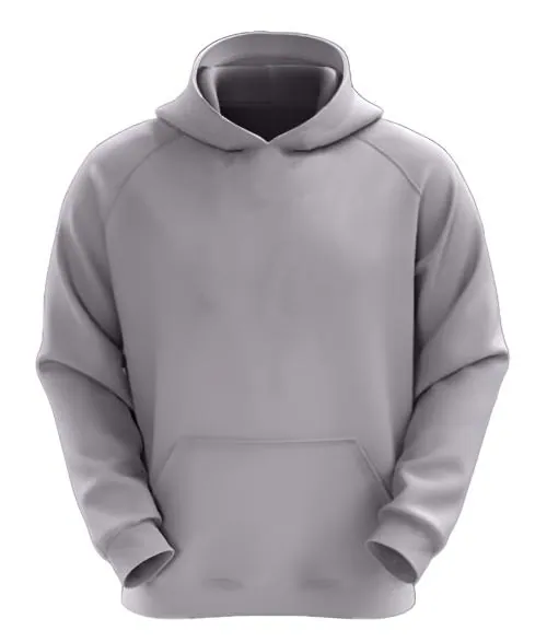 Leotude Men's Full Sleeve Regular Fit Hoodie Neck Sweatshirt (Solid Color Grey)