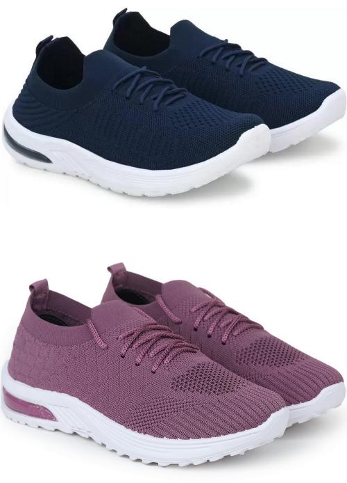 Fabbmate 2 Pair Casua Shoes for Women's Multicolor UK 5