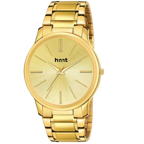 hrnt Analog Watch - For Men HM-G9004 Original Gold Plated Men Golden & Gold Wrist Watch