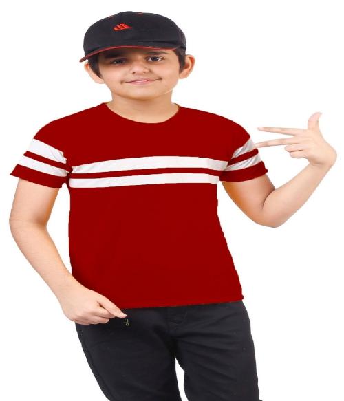 DIGIFASHION BOYS Multicolored Designer Cotton T-Shirt