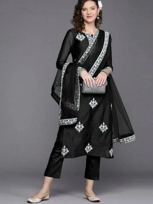 FULPARI Women Kurta Pant Dupatta Set