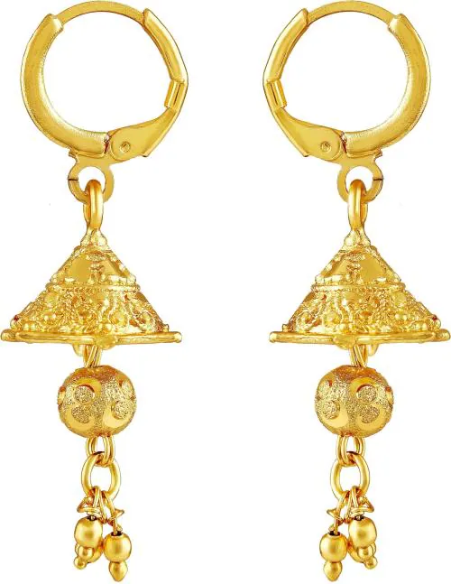 Asmitta Jewellery Gold-Plated Drops And Danglers Gold Earrings (Women)