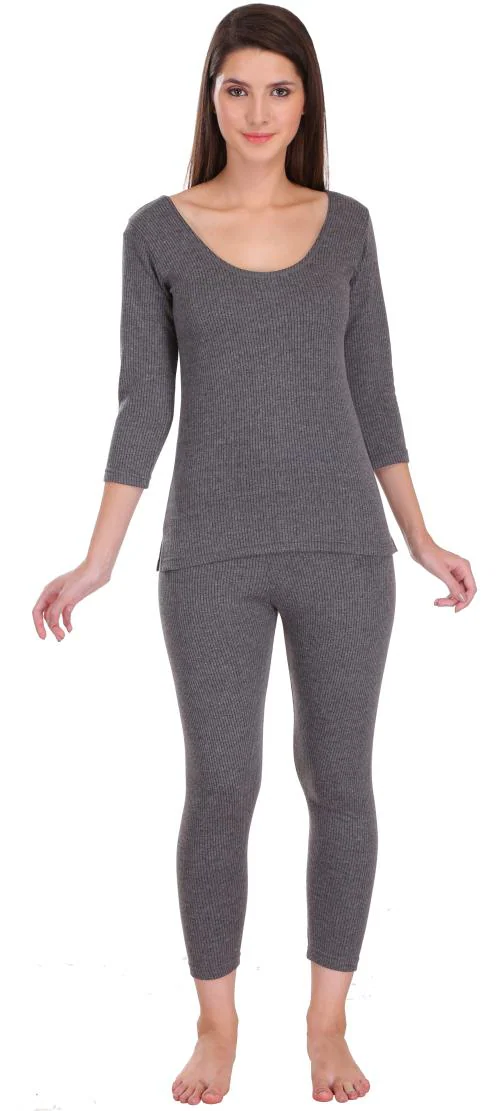 Buy Selfcare Grey Self Design Cotton Blend Thermal Wear Online at Best  Prices in India - JioMart.