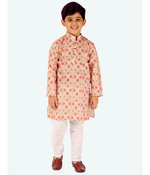 Pro-Ethic Style Developer Ethnic Wear Cotton Black Kurta Pajama Set for Kids and Boys
