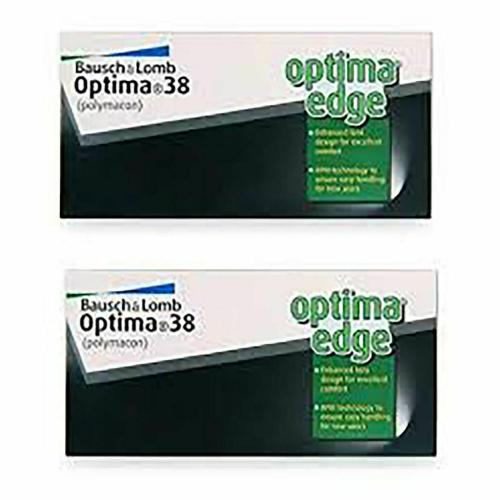 Bausch and Lomb Optima 38 Yearly Contact Lens - 1 Lens (2 Box) (-4.00)