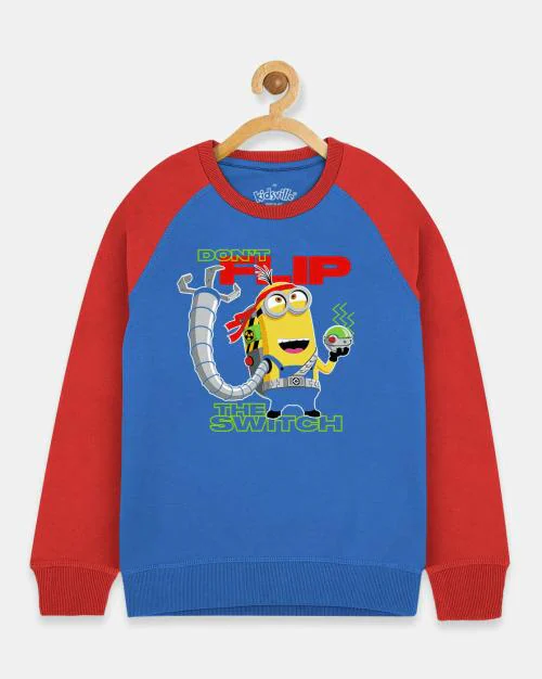 Kidsville Minions Printed Multi Color Sweatshirt For Boys JioMart