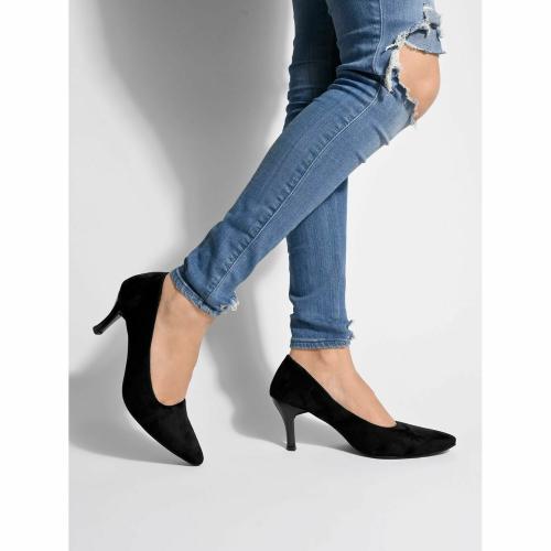 Shoetopia Stylish Black Pumps For Women & Girls