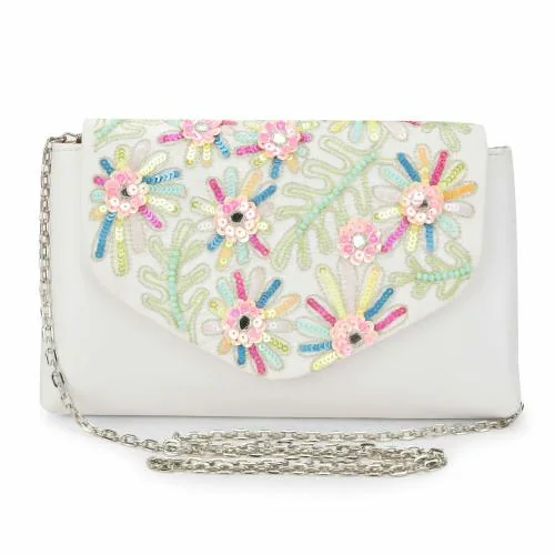 Jazma life womens clutch bag Bagicha wedding,dinner,party purse (Multicolor)