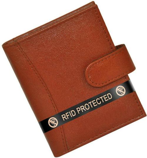 Hide & Sleek SmartBuy Card Holder 20 Card Holder (Set of 1, Brown)