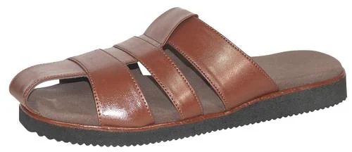 DOCTOR CHOICE Men Diabetic and Orthopedic Slip On Footwear Slipper (Brown) - 10 UK