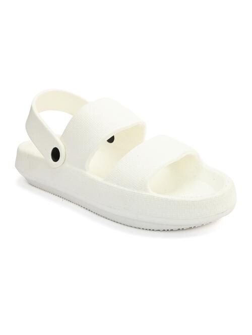 URBAN SHOES Men's White Sandals