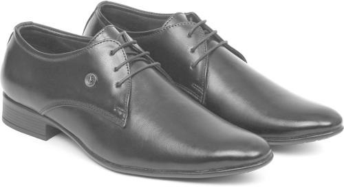 Field Care Men Lace-Ups Formal Shoes (Black) - 7 UK