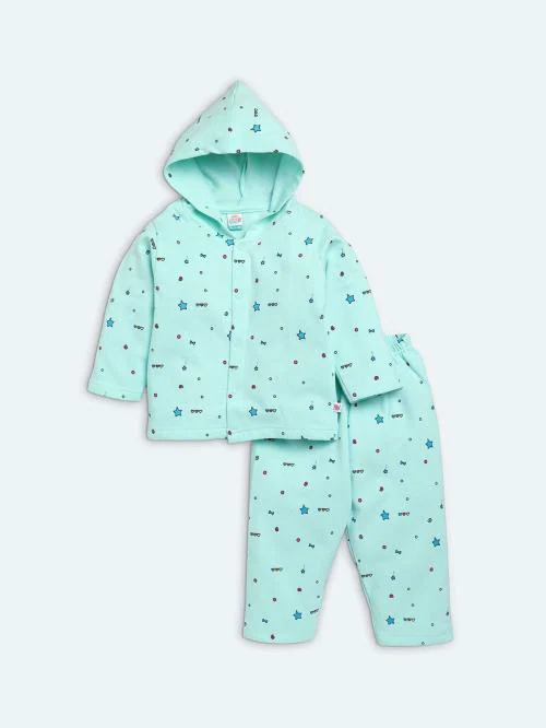 MINYMO Baby Schlafstrampler Unisex - Bambus Nachthemd Mit Reißverschluss, Größe 50