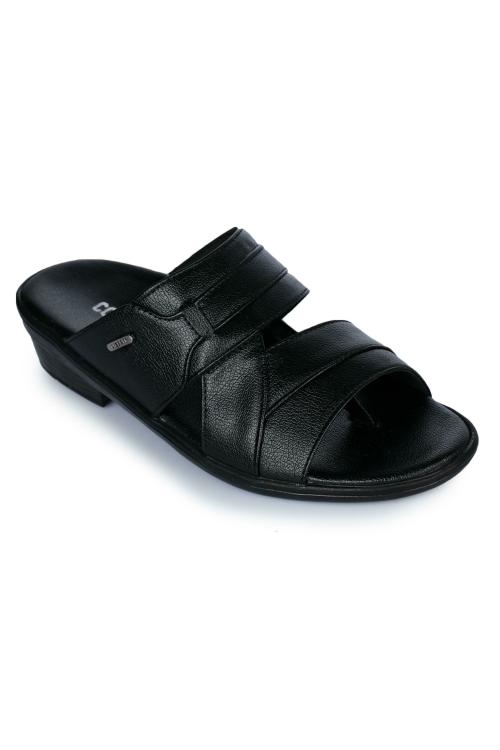 liberty coolers men's black slippers