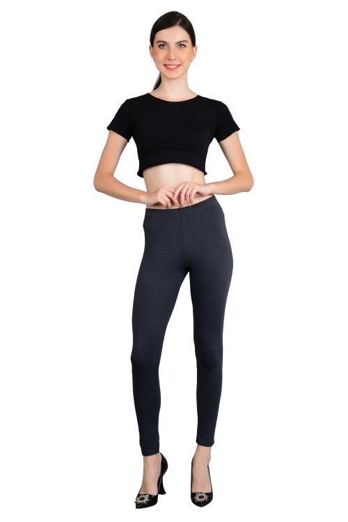 Buy Shruthi Ankle Length Ethnic Wear Leggings(DK GREY) Online at Best