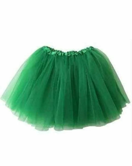 TILISM Girls Dark Green Net Maxi Skirts 8 - 9 Months