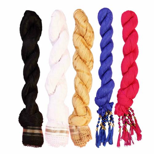 Raj Jyoti Creation Women Multicolor Solid Lycra Pack Of 5 Dupattas