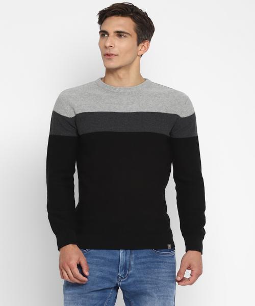 Buy Redchief Black Full Sleeves Striper Regular Fit Cotton Casual