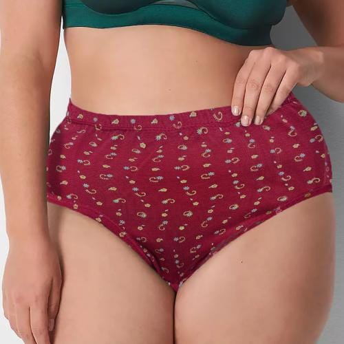 VANILLAFUDGE Cotton Panties for Women’s (4XL) Prints and colors may vary panty |panties |panties for women