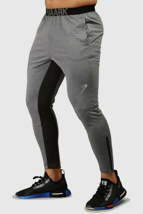 Fuaark Box Sports and Gym Joggers track pants Light Grey