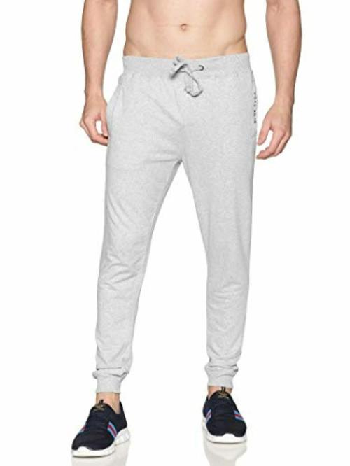 Blue Tyga Men Grey Cotton Regular Fit Track Pant - S