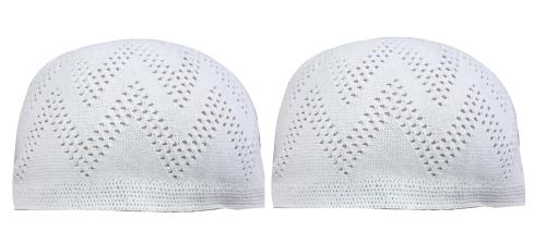 ATABZ White combo Namaz Topi Muslims caps for men