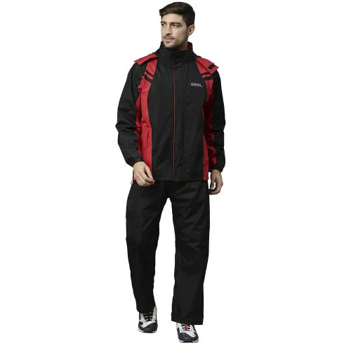 ZEEL Seam Sealed Raincoat High Neck Jacket with Hood