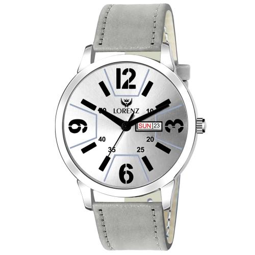 Lorenz Ultra Slim Dial Day & Date Watch For Men- MK-3028K