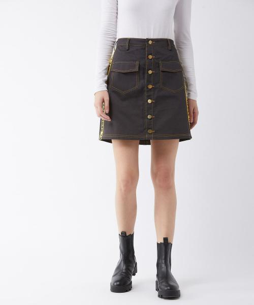 Buy Miss Chase Women Green Printed Cotton Single Skirt Online at Best