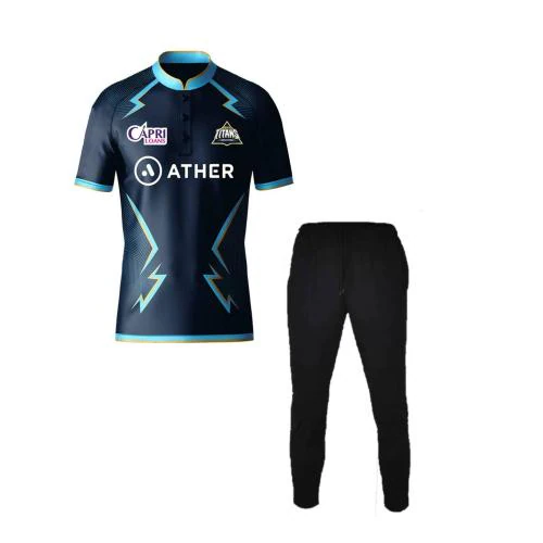 Teky GT IPL Half Sleeve Fan Jersey Shubman Gill 7 Tshirt With Trackpant 2024 For Men & Boys (12-18 Months) (Pack of 1)