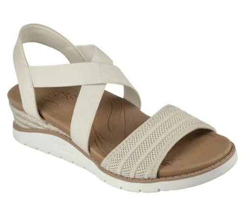 Skechers ARCHFIT BEACH KISS-BOHOBEYOND Cream Sandals for Women