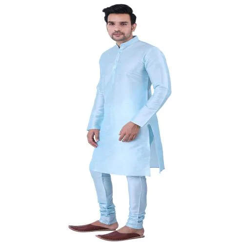 HUZUR Silk Kurta Pajama Set For Men