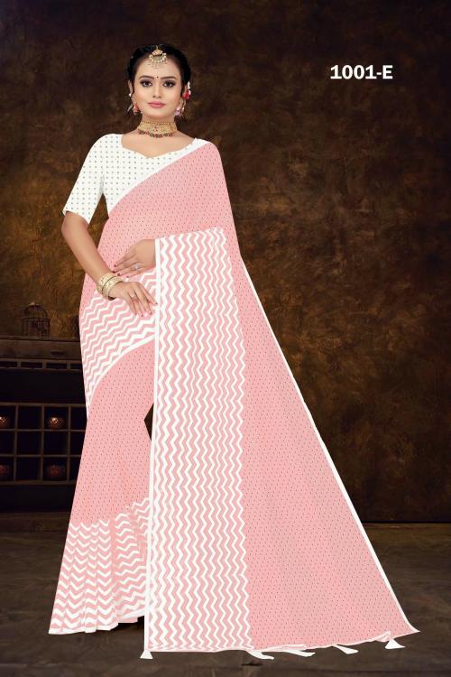 NPR EXIM Embroidery Work With Dimond Ston Work Women Fancy Designer Saree