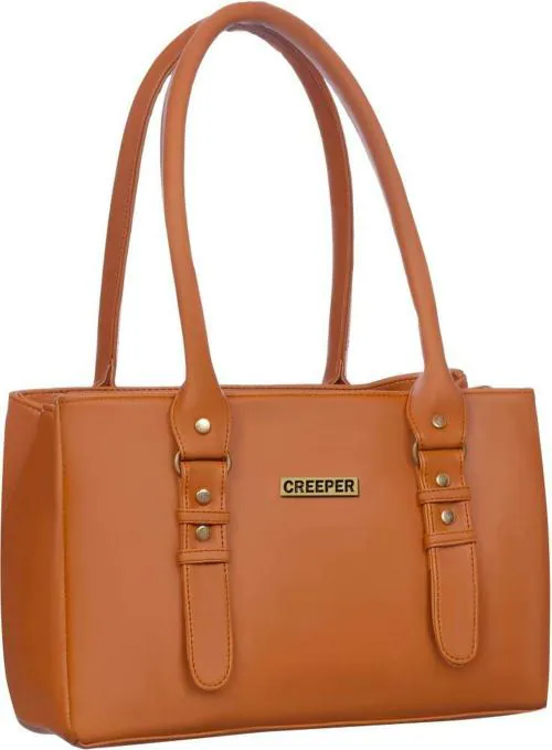 Creeper Tan Artificial Leather Shoulder Bag