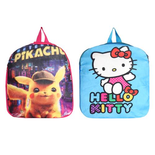 Kiddiewink Soft Plush Cartoon School Backpack Bag For Kids (2 to 6 Years) Pack of 2