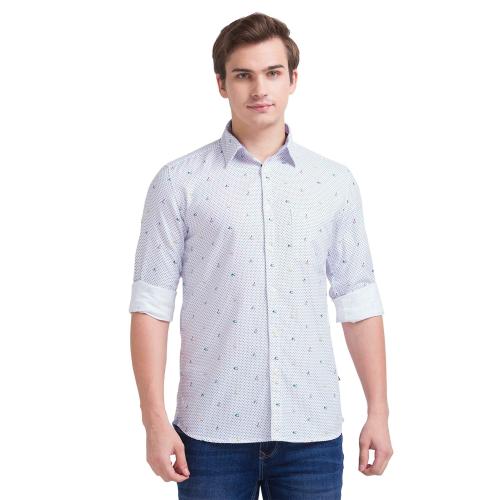 Parx Men White Formal Shirt