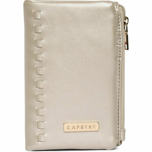 Caprese Silver Artificial Leather Casual Wallet For Women
