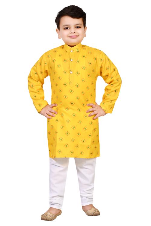 Arshia Fashions Boys Cotton Kurta and Pyjama Set