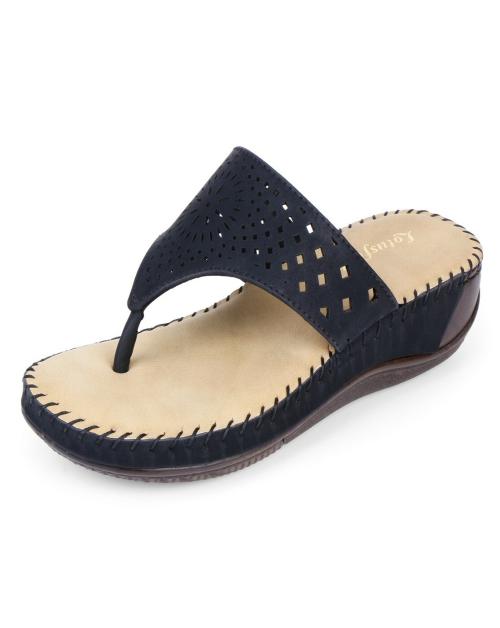 Lotusfeet Comfy Fashion Slippers For Women Sandals Casual Flats Footwear Girls Sliders Flip Flops Ladies slipper Slides Stylish Ortho Soft & comfort Soft & Comfortable Casual Flats 37 Euro Black