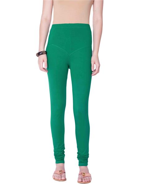 Dollar Women's Missy Pack of 1 Rama Gren Color Slim fit Comfortable Churidar Leggings