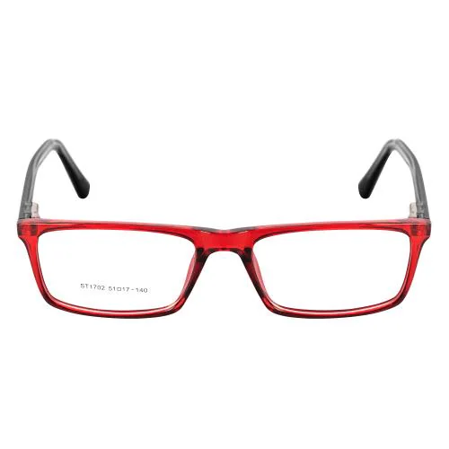 Redex Stylish & Trendy Rectangle Eye-Wear Spectacle Frame For Unisex (maroon)