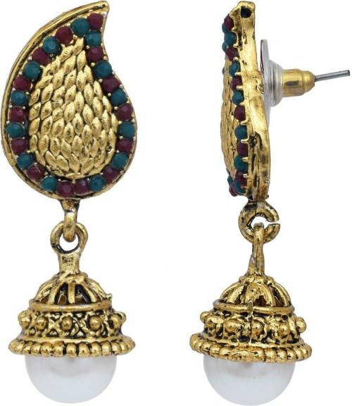 Memior Gold Plated Stud Earrings Gold (Women)