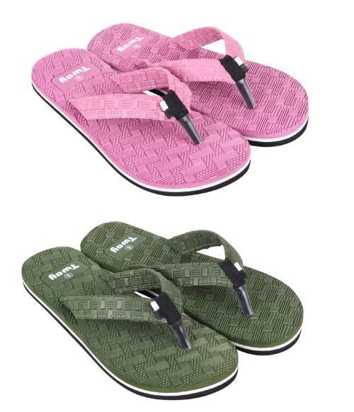 Adicon Hawai Chappal Slippers Flipflop for Women and girls pack of 2 Multicolor 3 size 5